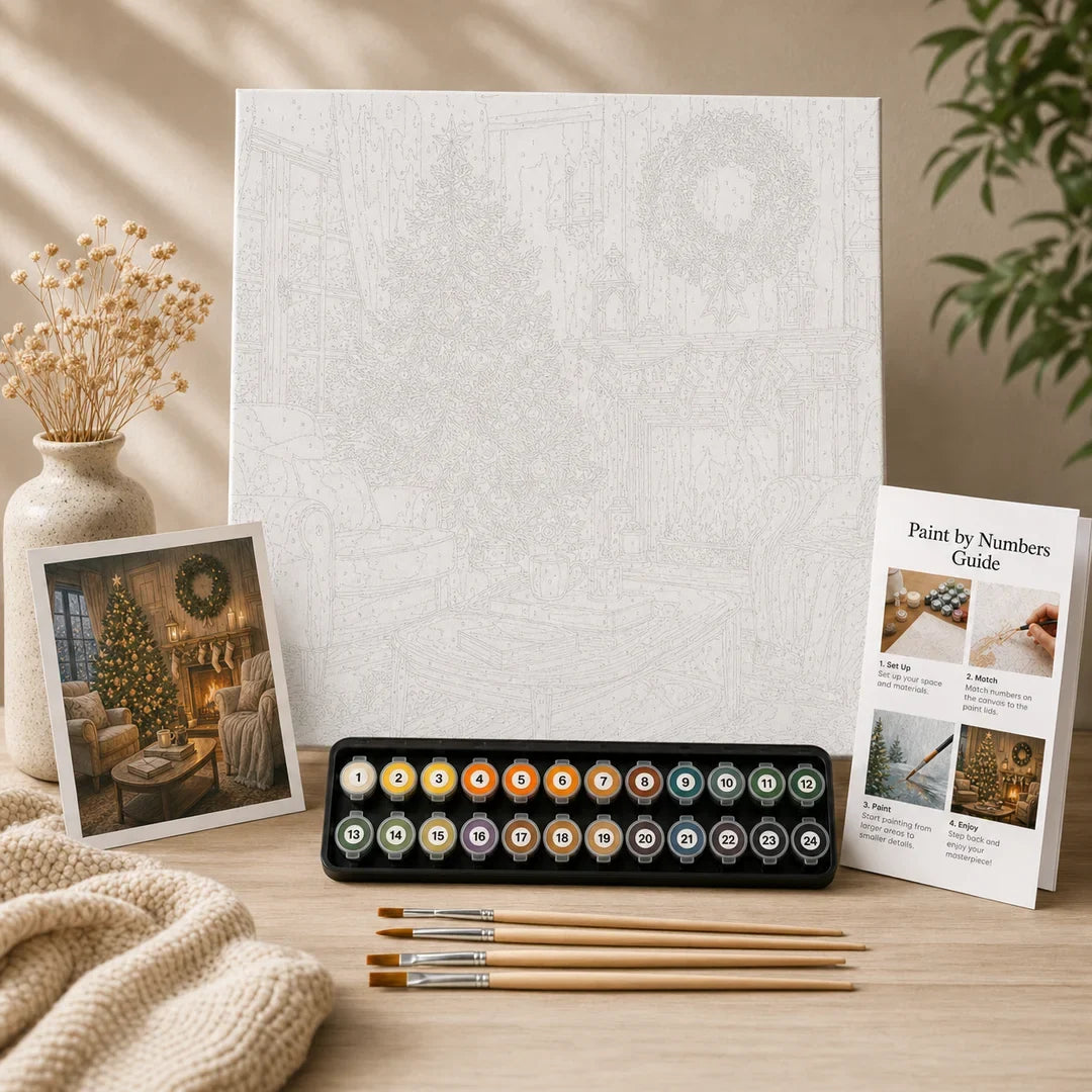 Peinture par numéros — Le Salon de Noël
