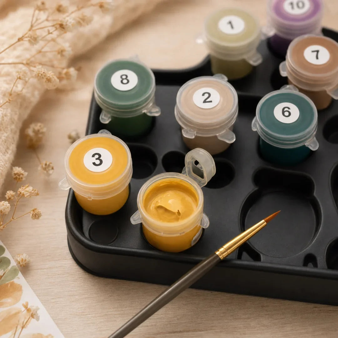 Peinture par numéros — Chiots Espiègles