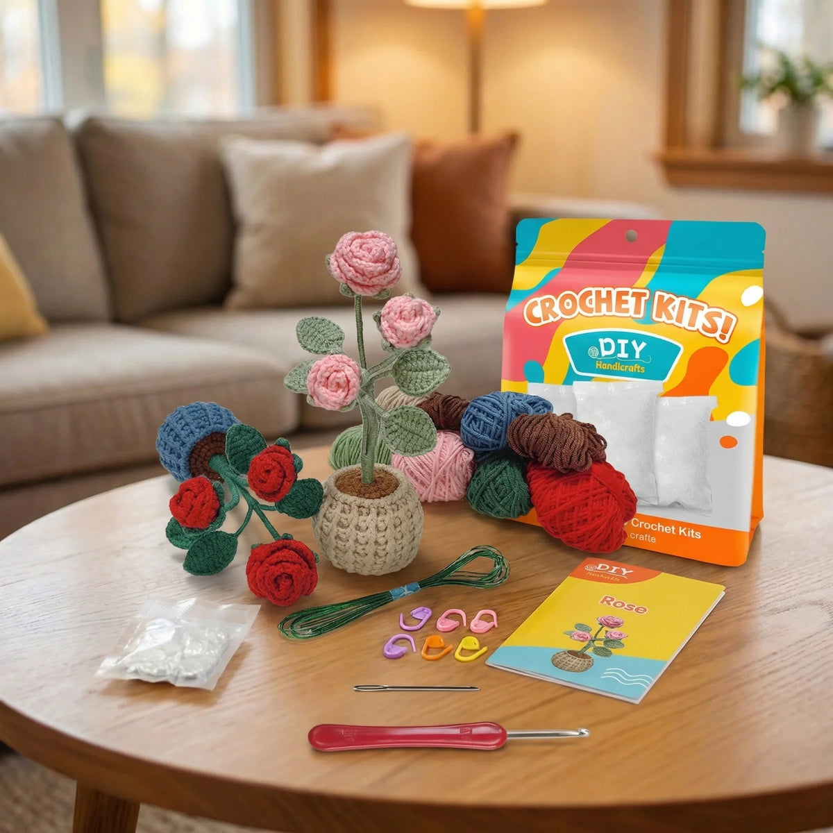 Kit crochet — Les Roses Jumelles