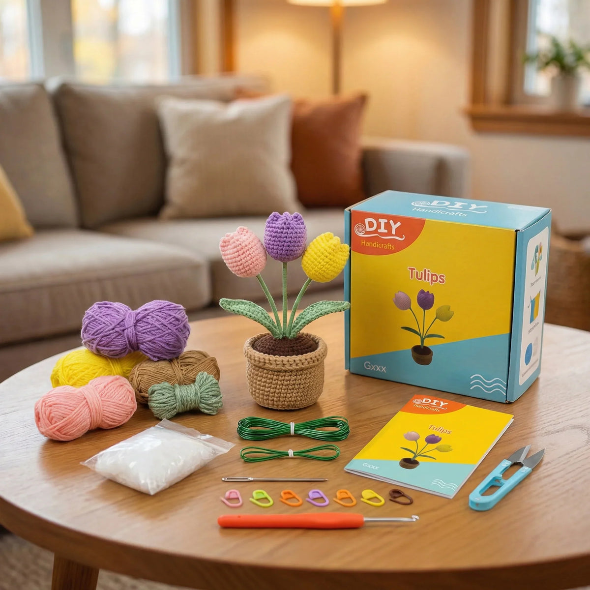 Kit crochet — Les Tulipes du Printemps