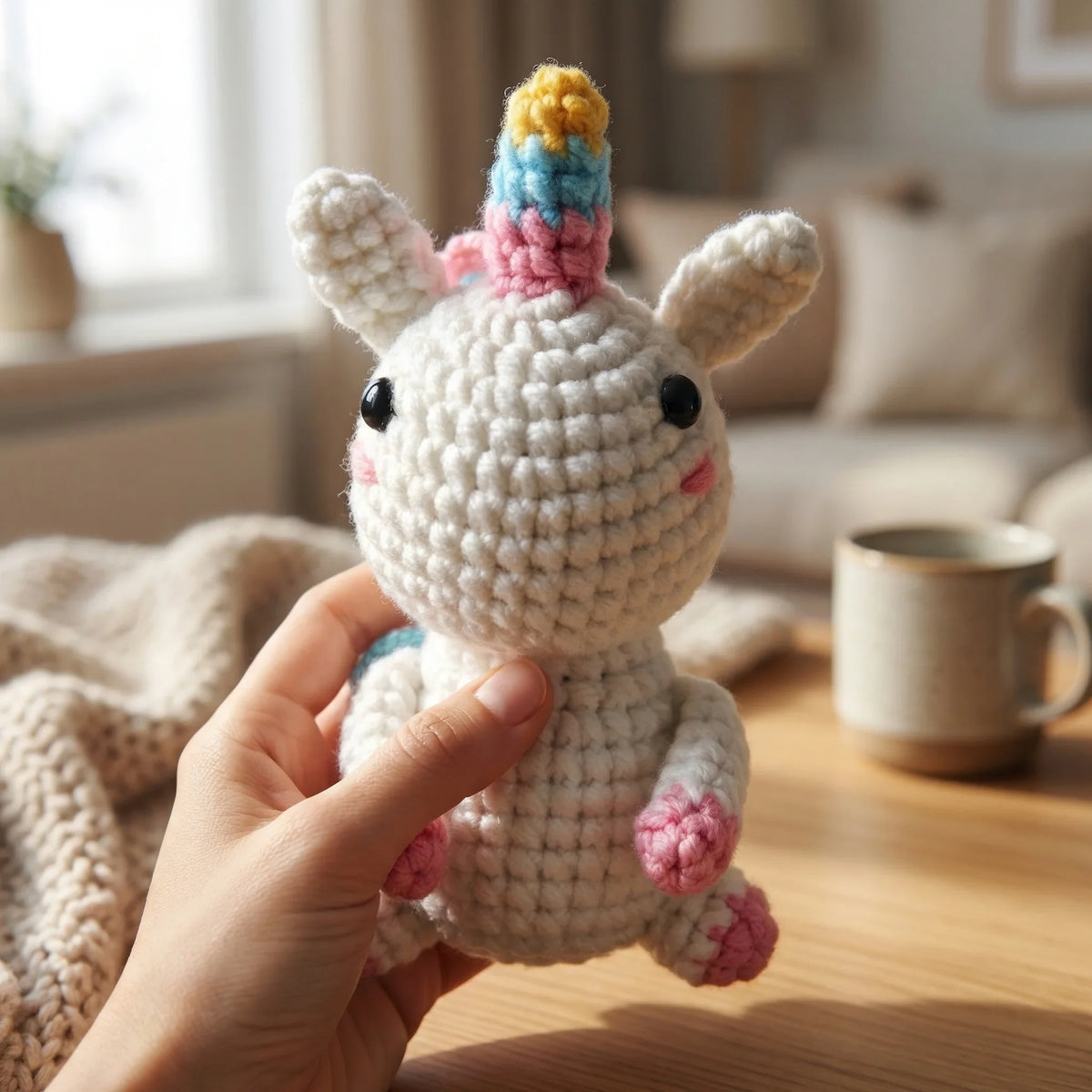 Kit crochet — La Licorne Arc-en-Ciel