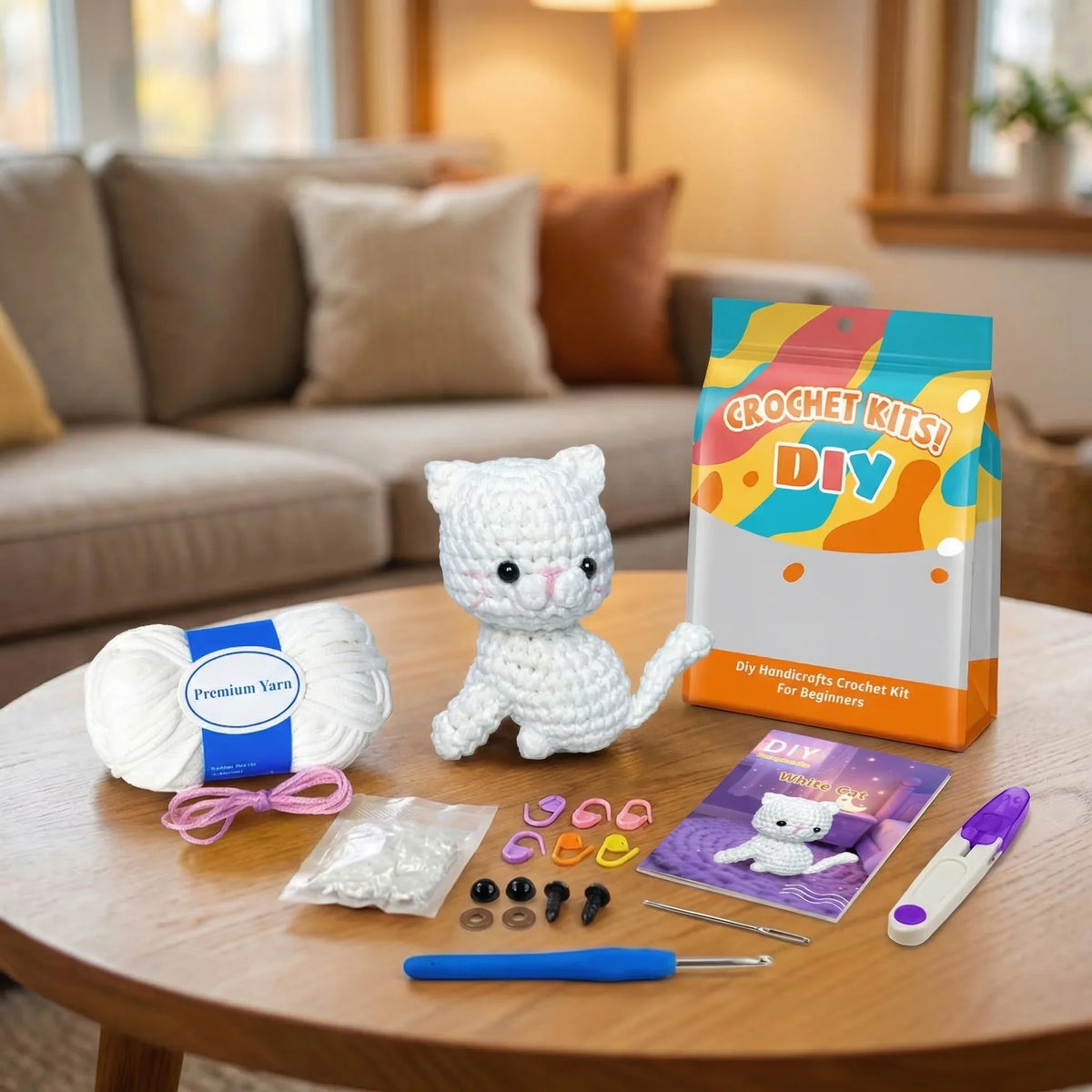 Kit crochet — Le Chaton des Neiges