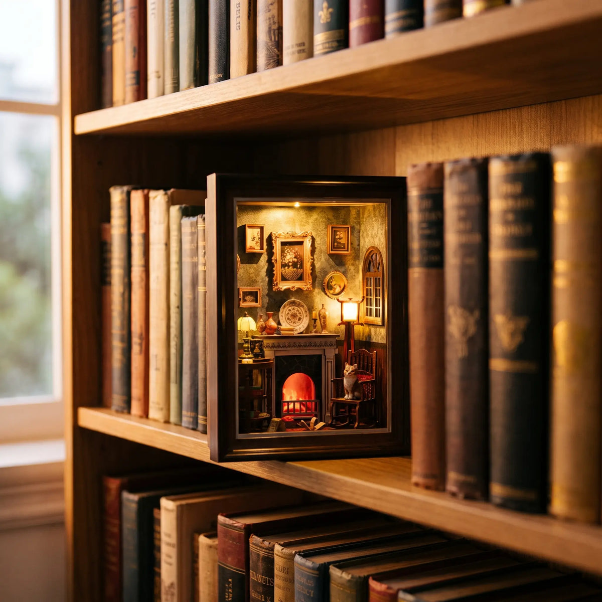 Book nook — Le Salon au Coin du Feu