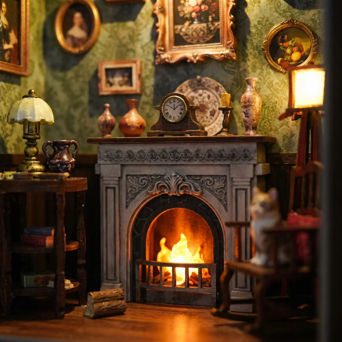 Book nook — Le Salon au Coin du Feu