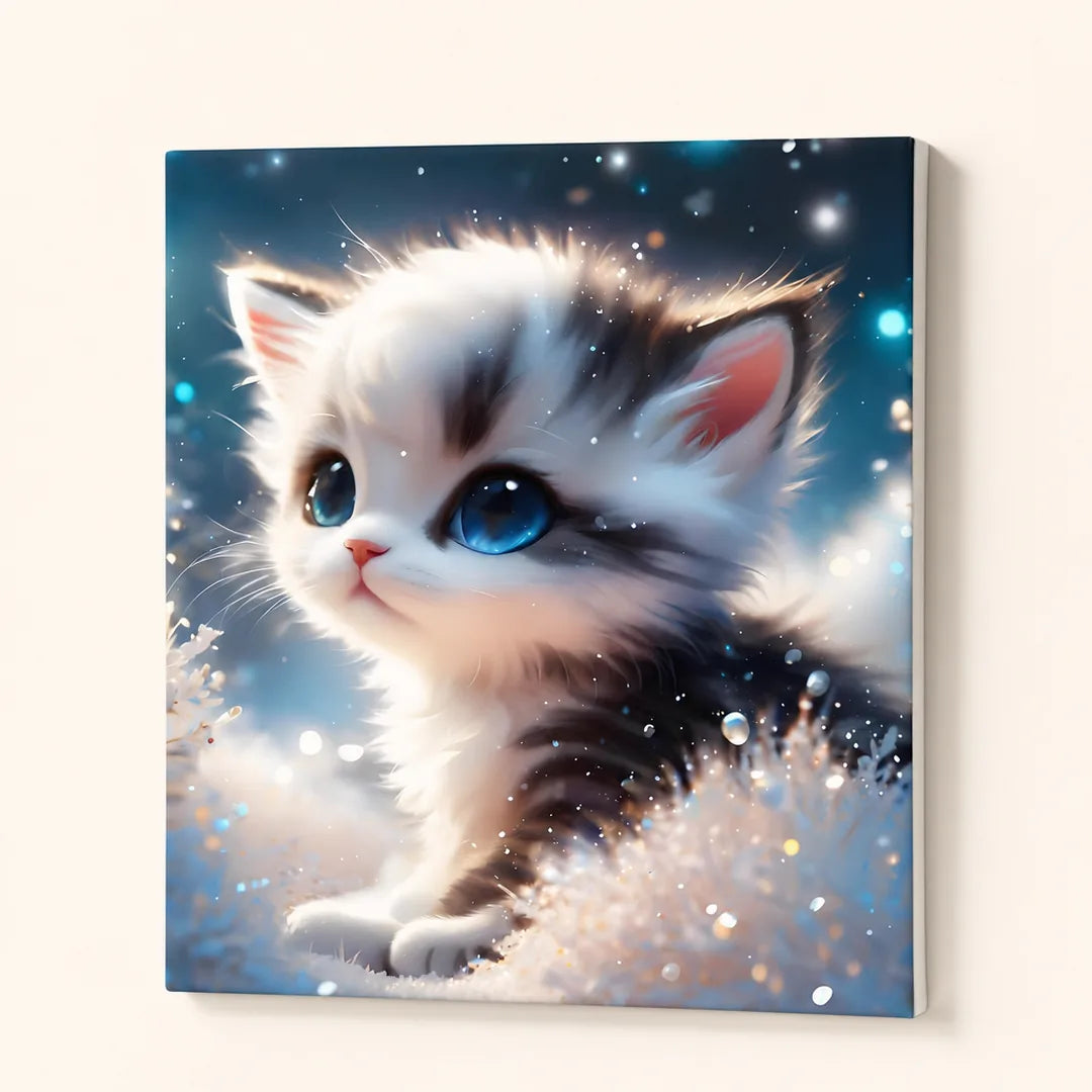 Peinture par numéros — Regard de Chaton