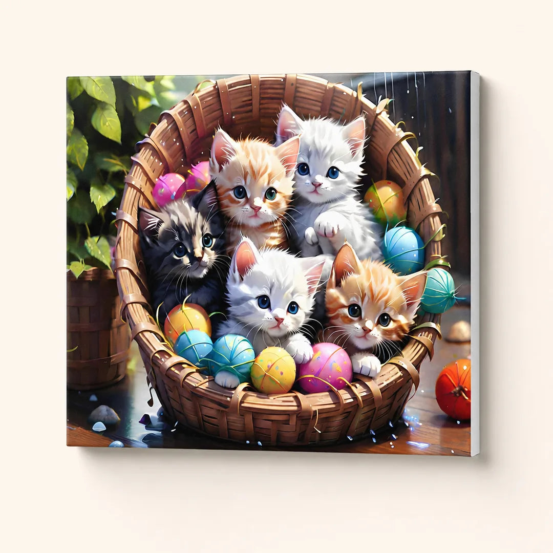 Peinture par numéros — Le Panier de Chatons