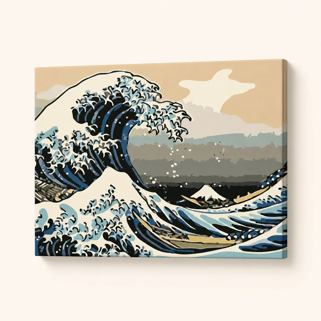 Peinture par numéros — La Grande Vague