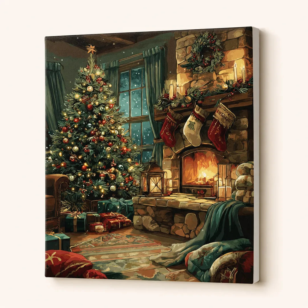 Peinture par numéros — Le Salon de Noël