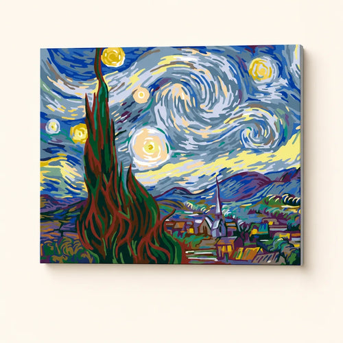 Peinture par numéros — La Nuit Étoilée