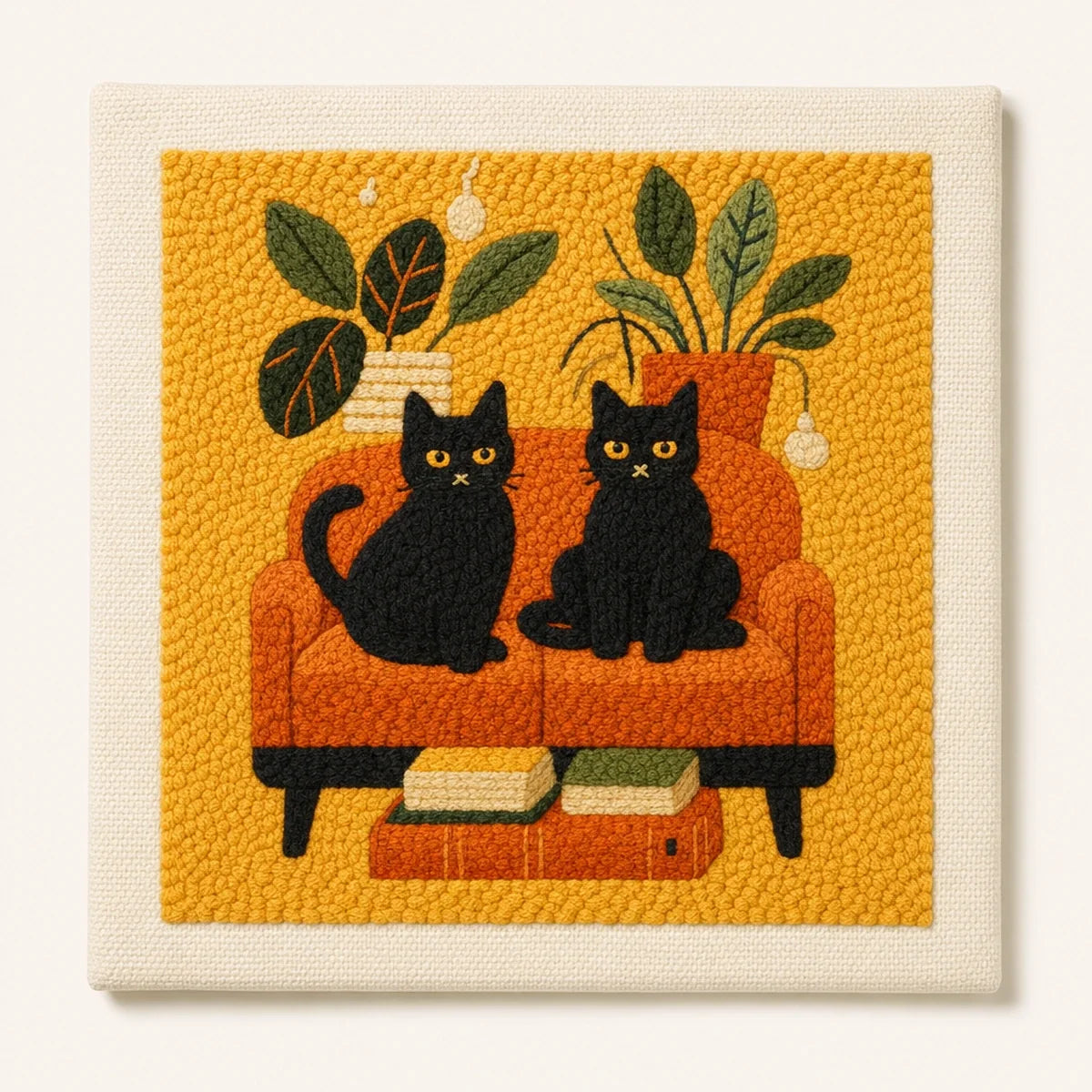 Kit broderie — Les Chats du Salon