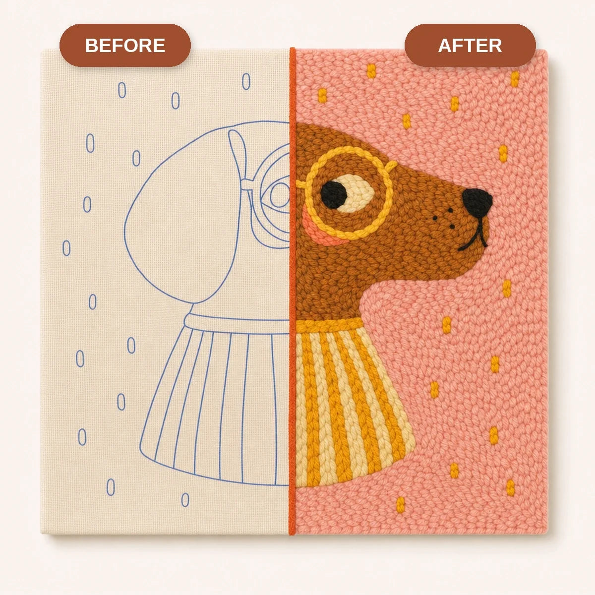 Kit broderie — Le Chien Dandy