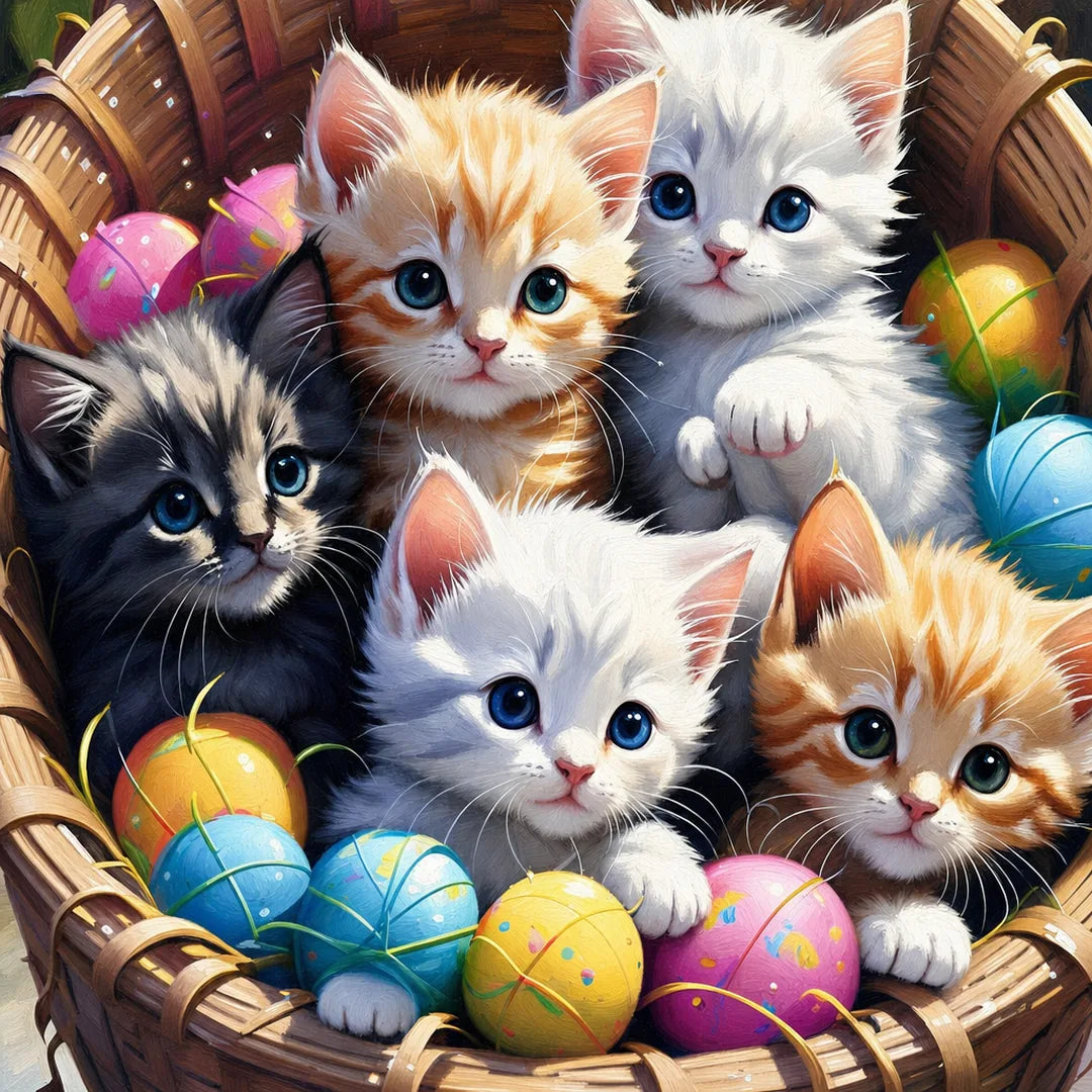 Peinture par numéros — Le Panier de Chatons