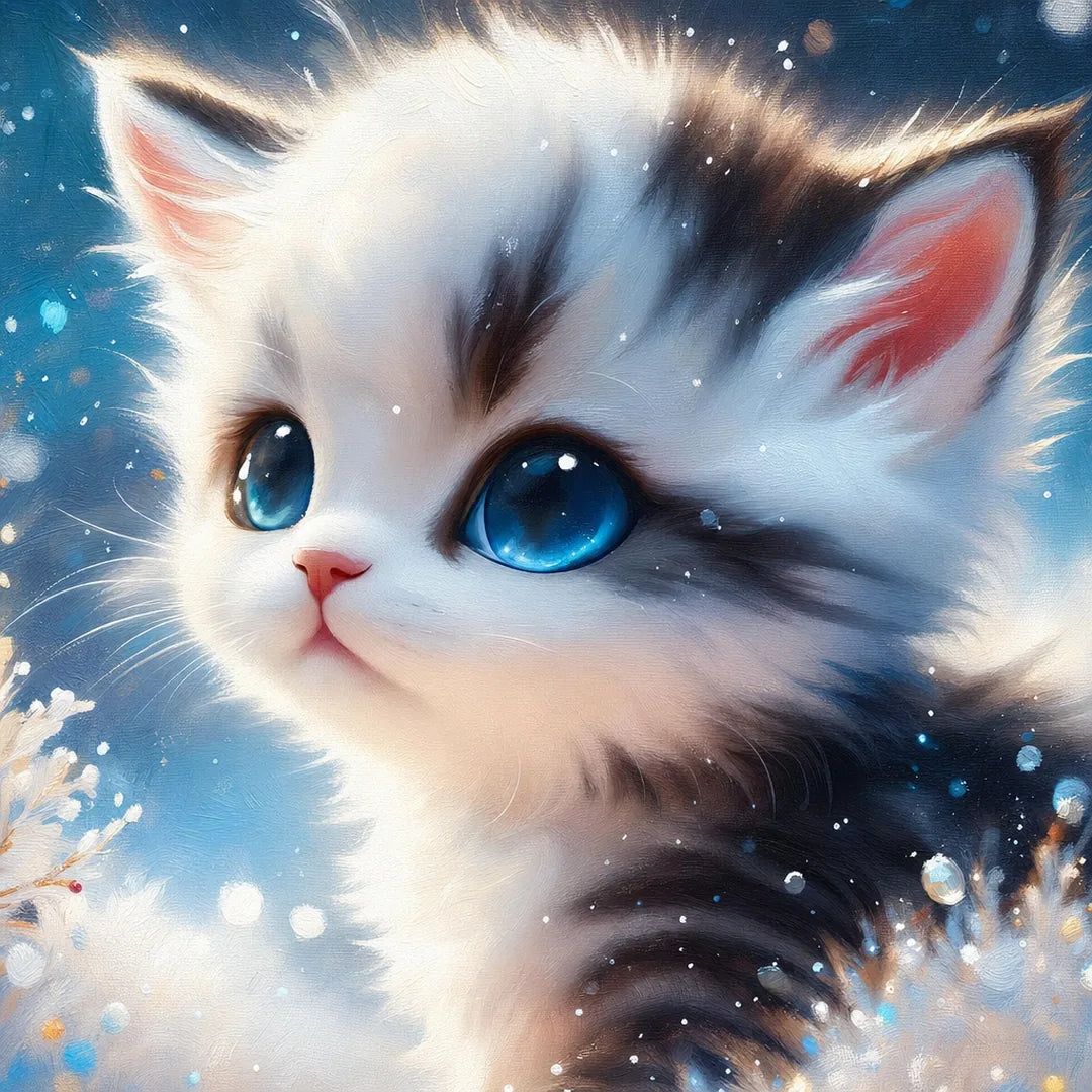 Peinture par numéros — Regard de Chaton