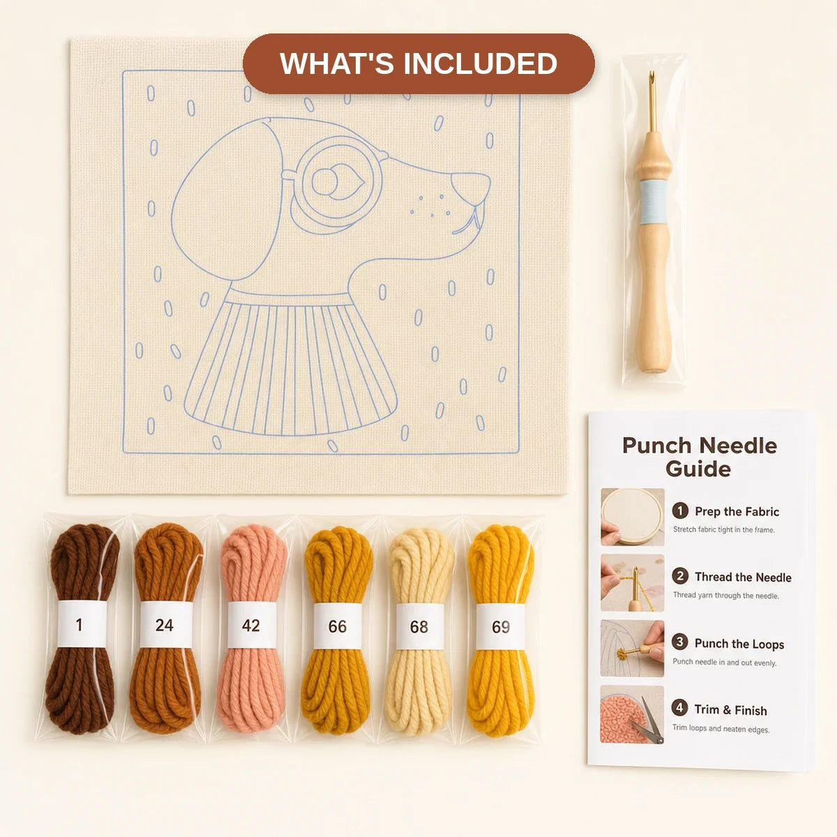 Kit broderie — Le Chien Dandy