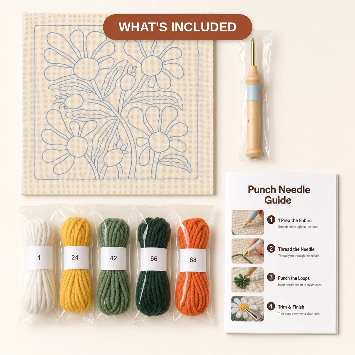 Kit broderie — La Prairie de Printemps