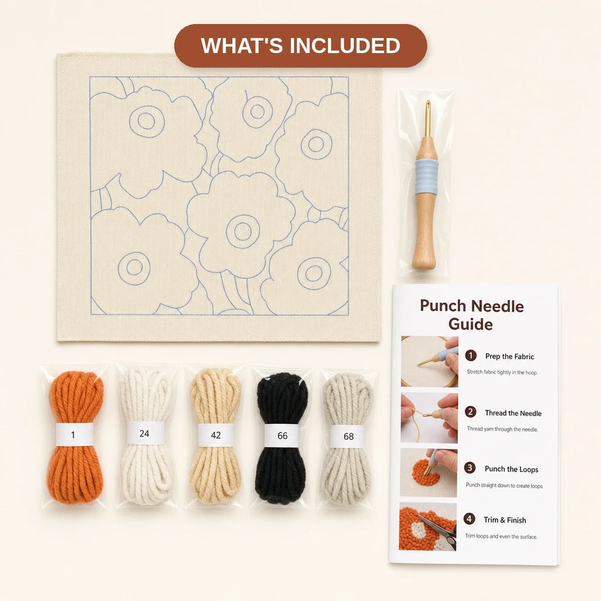 Kit broderie — Le Coquelicot Rétro