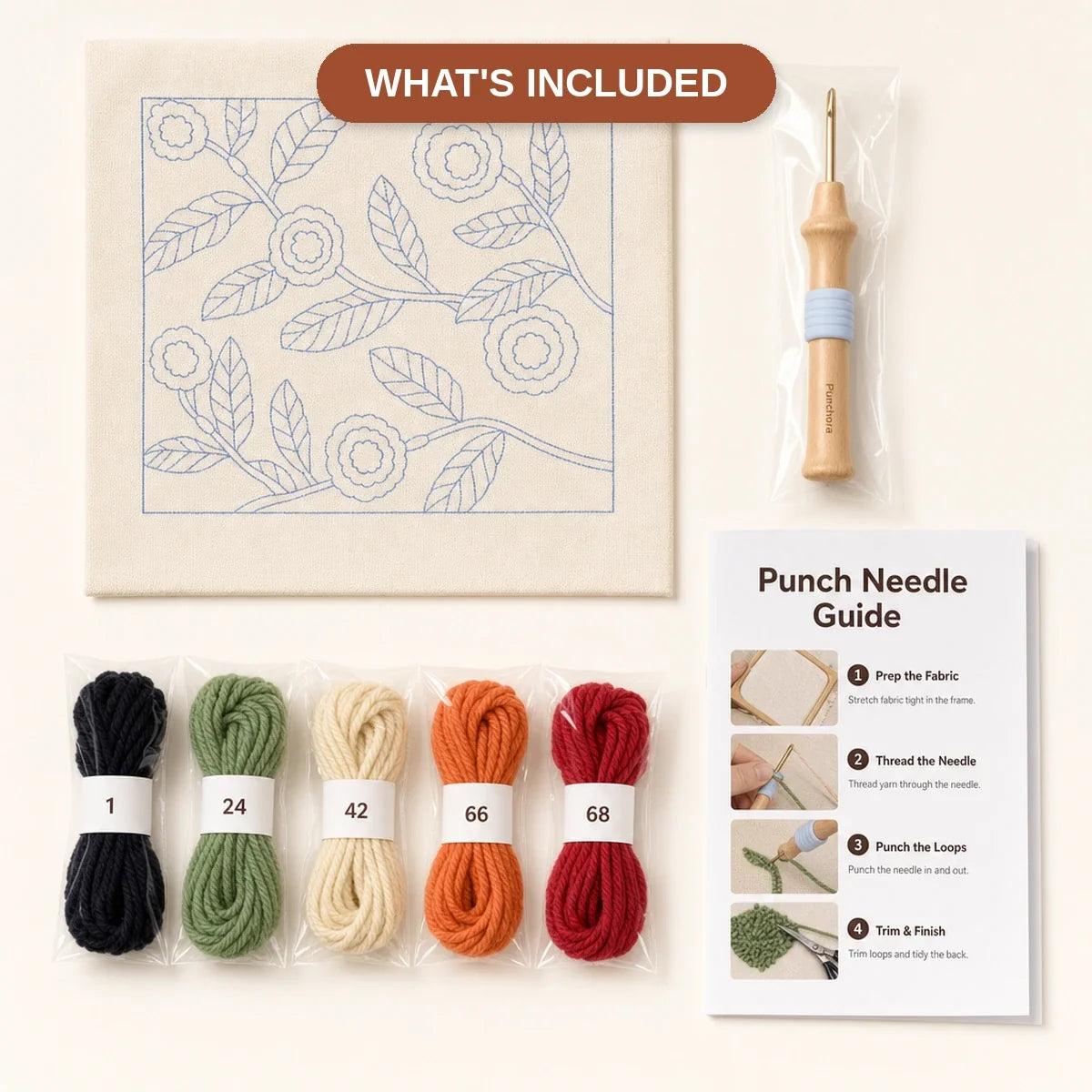 Kit broderie — Les Fleurs de Minuit