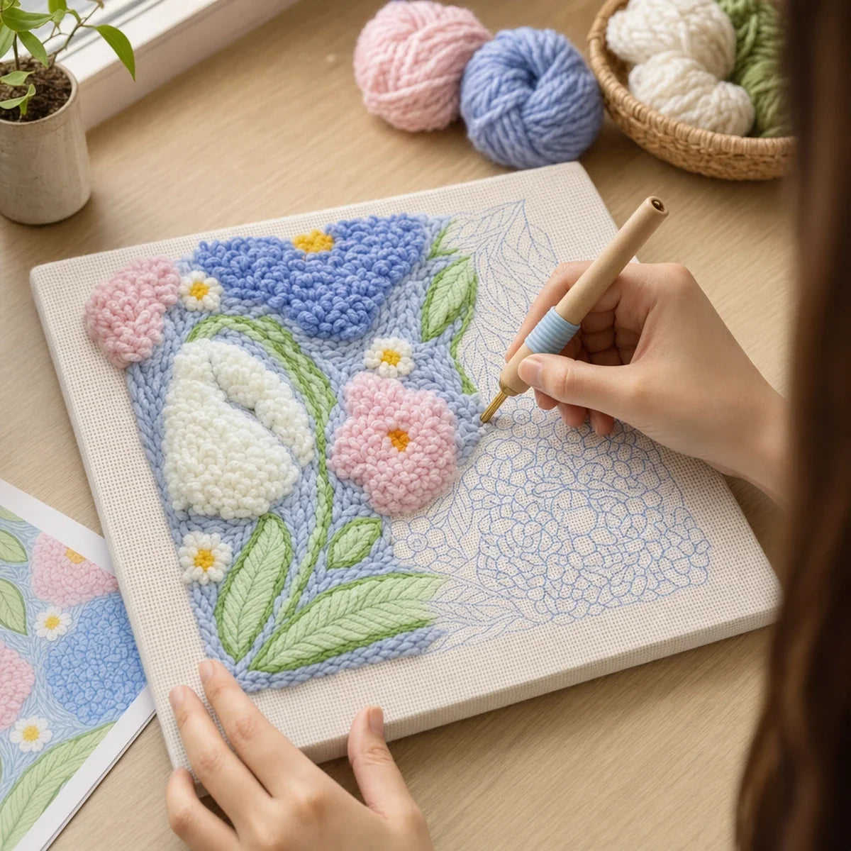 Kit broderie — Le Jardin d'Hortensias