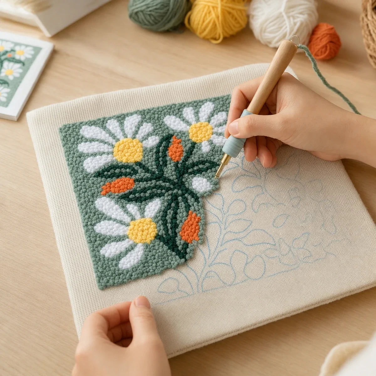 Kit broderie — La Prairie de Printemps
